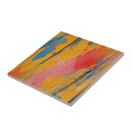 Carreau Peinture colorée (Côté)