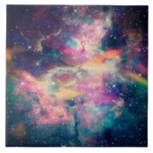 Carreau Peinture couleur Galaxy Nebula aquarelle (Devant)