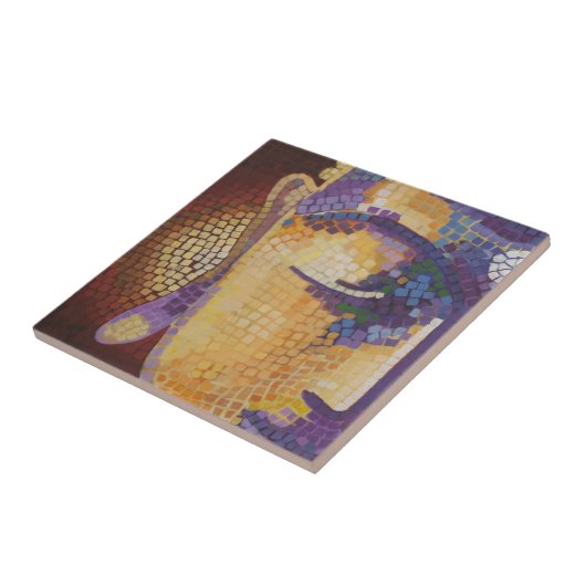 Carreau Peinture de Bouddha (Côté)