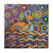 Carreau peinture de canard (Devant)