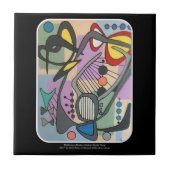 Carreau Peinture de chanson d'araignée de mod de la moitié (Devant)