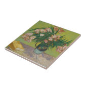 Carreau Peinture de fleur d'oléandre de Vincent Van Gogh (Côté)