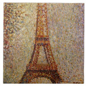 Carreau Peinture de Georges Seurat : La Tour Eiffel (1889) (Devant)