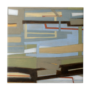 Carreau Peinture de la liberté d'expression moderne par No