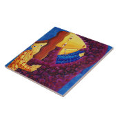 Carreau Peinture de la mère et des fils Tuile en céramique (Côté)