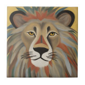 Carreau Peinture de lion (Devant)