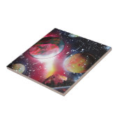 Carreau Peinture de paysage de l'espace d'art de peinture (Côté)