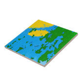 Carreau Peinture de Peeling Rustique cool (Côté)