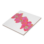 Carreau Peinture d'orchidée rose (Côté)