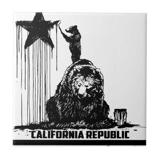 Carreau Peinture d'ours (Devant)