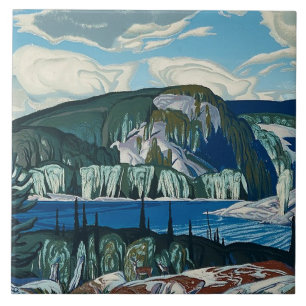 Carreau Peinture du parc provincial Algonquin par AJ Casso