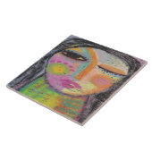 Carreau Peinture en acrylique Abstraite Daydream sur le ta (Côté)