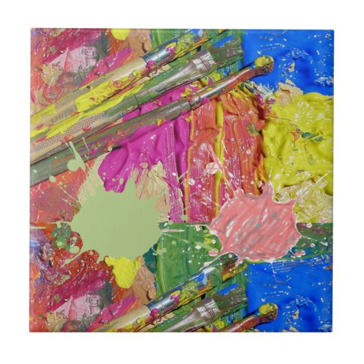 Carreau Peinture en céramique (Devant)