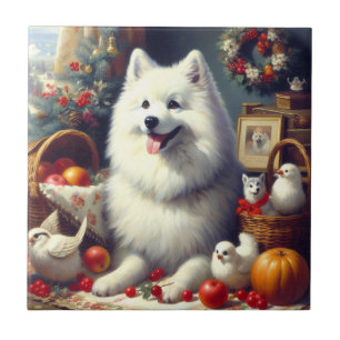 Carreau Peinture Eskimo vintage-américaine