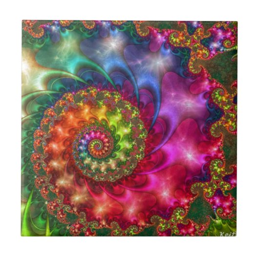 CARREAU PEINTURE ÉSOTÉRIQUE CÉLESTE (Devant)