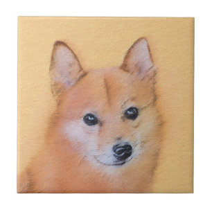 Carreau Peinture finlandaise Spitz - Jote Original Chien A