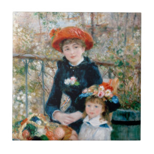 Carreau Peinture impressionniste Renoir - Deux Soeurs