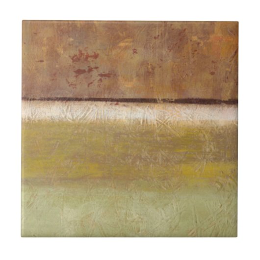 Carreau Peinture moderne dans les tons de terre par Norman (Devant)