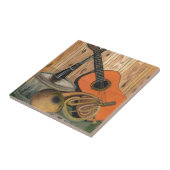 Carreau Peinture Musique-orientée d'art de guitare (Côté)