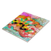 Carreau Peinture numérique Abstraite sans titre 2 (Côté)