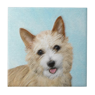 Carreau Peinture Podengo Pequeno portugaise - Art original