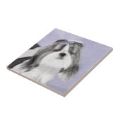 Carreau Peinture Shih Tzu - Cute Original Chien Art (Côté)
