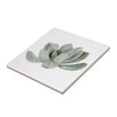 Carreau Peinture succulente d'aquarelle de plante (Côté)
