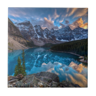 Carreau Peinture sur la moraine