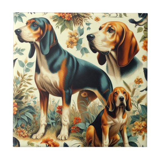 Carreau Peinture vintage sans soudure (Devant)