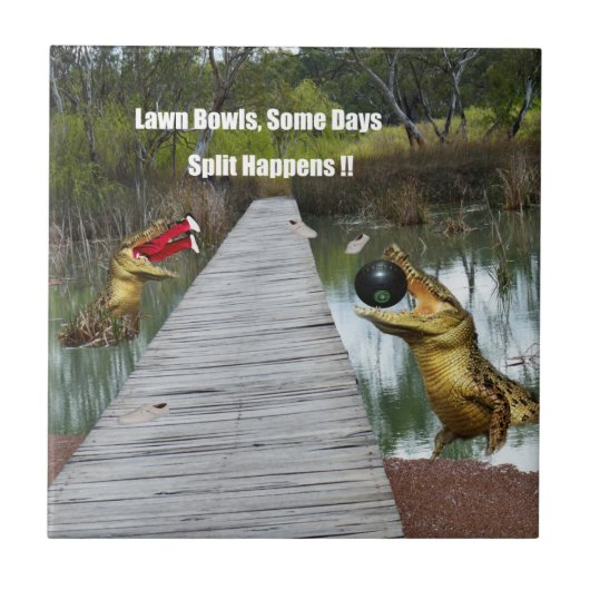 Carreau Pelouse Bowls Australie Split Happings, Carrelage (Devant)