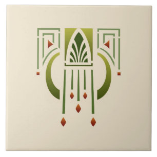 Carreau "Pendentif d'arts et de métiers " adoptif de