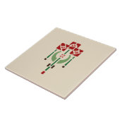 Carreau Pendentif "rose " de Hélène adoptif (Côté)