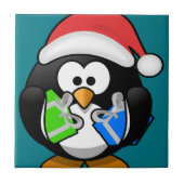 Carreau Penguin avec cadeaux (Devant)