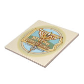 Carreau Pennsylvania Nurse Caduceus Tile (Côté)