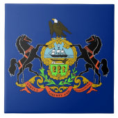 Carreau Pennsylvanie State Flag Tile (Devant)