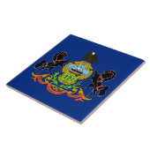 Carreau Pennsylvanie State Flag Tile (Côté)