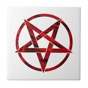 Carreau Pentagram Red Devil