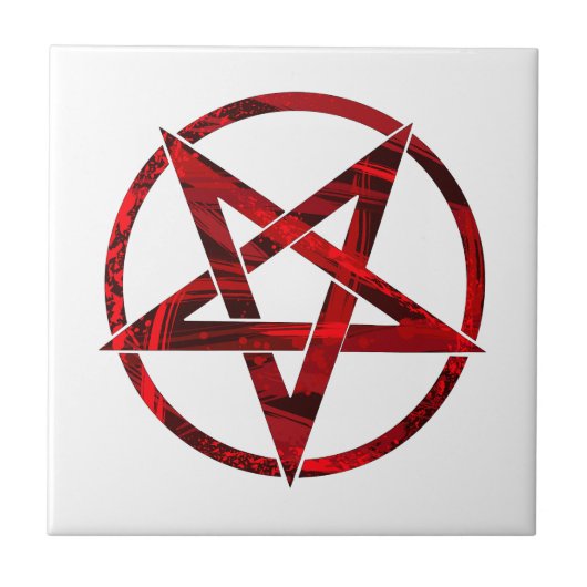 Carreau Pentagram Red Devil (Devant)