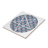 Carreau pentagramme hologramme (Côté)