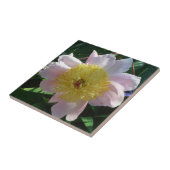 Carreau Peonies roses et jaunes Belle florale (Côté)