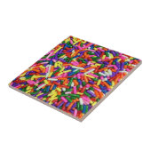 Carreau Pépites de bonbons colorées (Côté)
