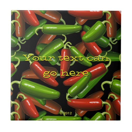 Carreau Peppers chili (Devant)