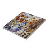 Carreau Père et son Snowman (Côté)