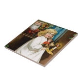 Carreau Père Noël à la fenêtre (Côté)