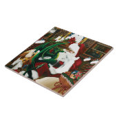 Carreau Père Noël Christmas Dragon Imaginaire (Côté)