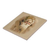 Carreau Père Noël du Vieux Monde en Brown (Côté)