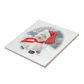 Carreau Père Noël en bottes (Côté)