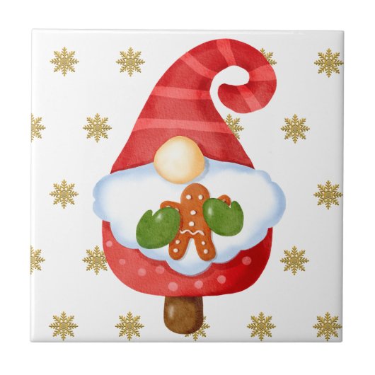 Carreau Père Noël Gnome (Devant)