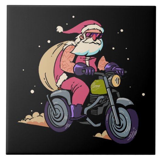 Carreau Père Noël vilain (Devant)