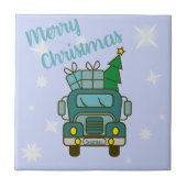 Carreau Père Noël vue de devant Joyeux Noël (Devant)